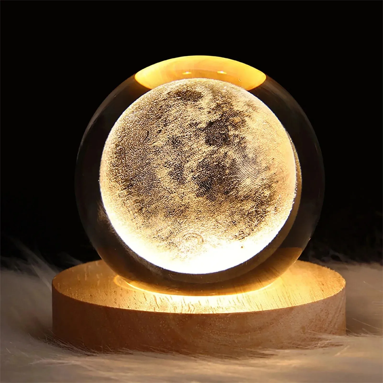 Unique 3D Crystal Ball Lamp 1