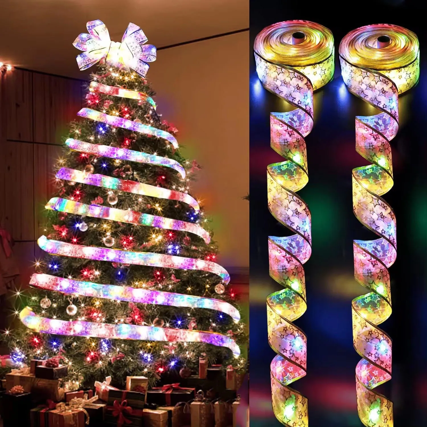 Christmas Ribbon Light 1