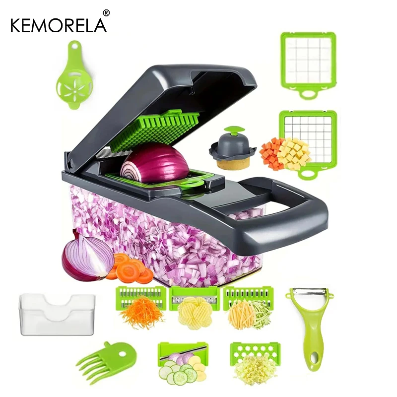 14/16-in-1 Multifunctional Vegetable and Onion Chopper 1